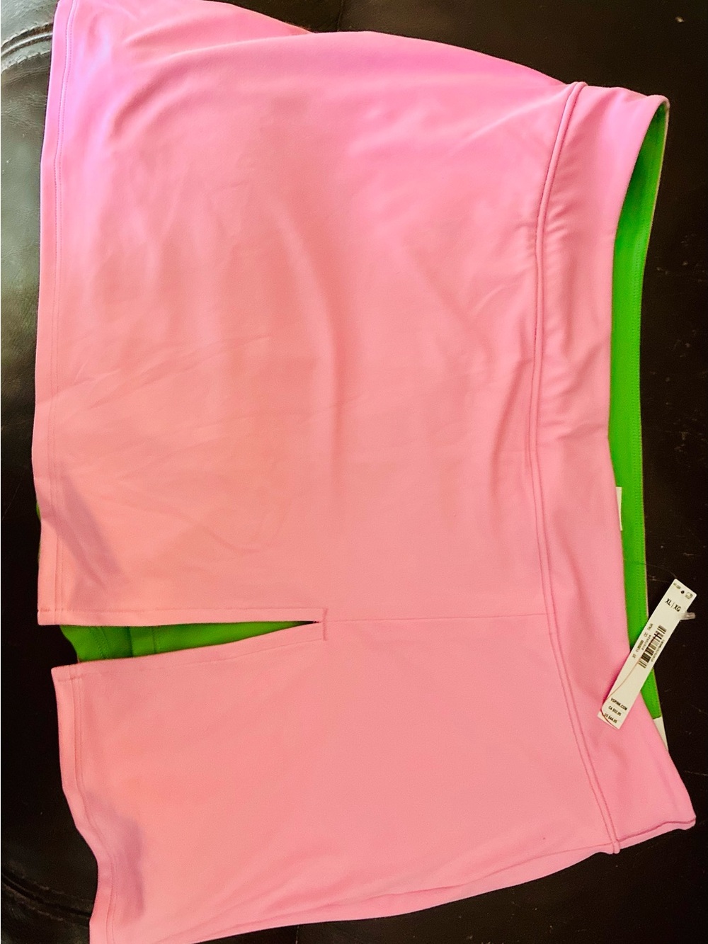 PINK Victoria's Secret Pink Skort with Green Lining